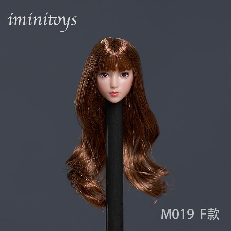 Female Girl Head Carving (M019) 1/12