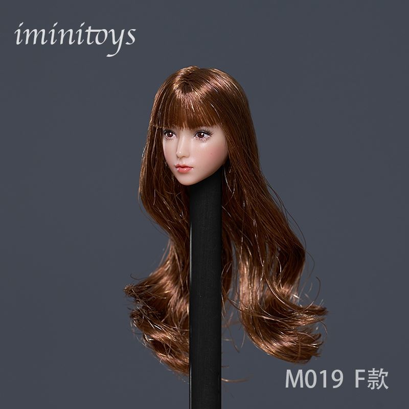 Female Girl Head Carving (M019) 1/12