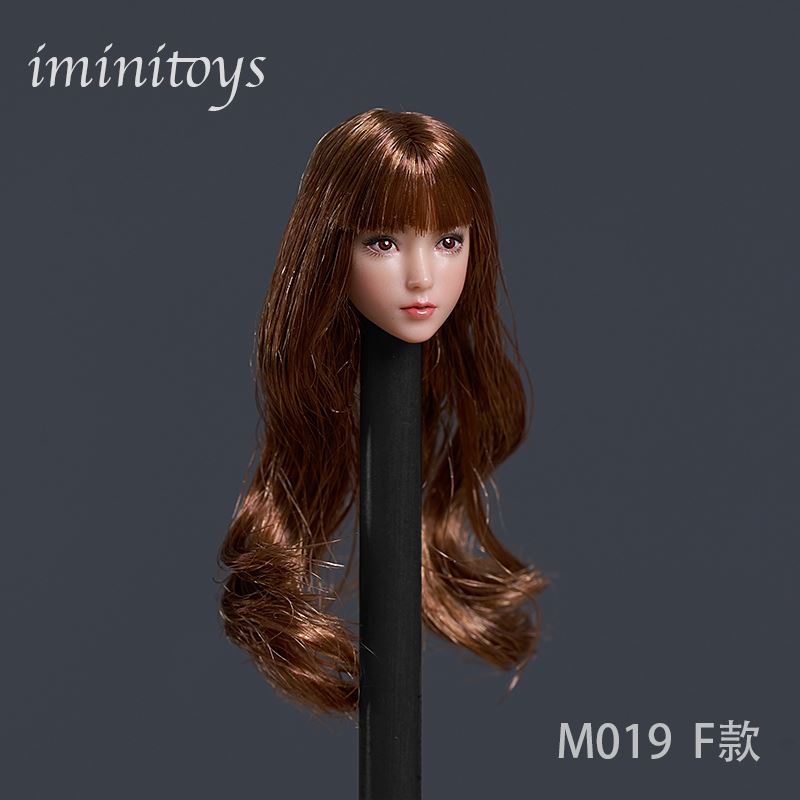 Female Girl Head Carving (M019) 1/12