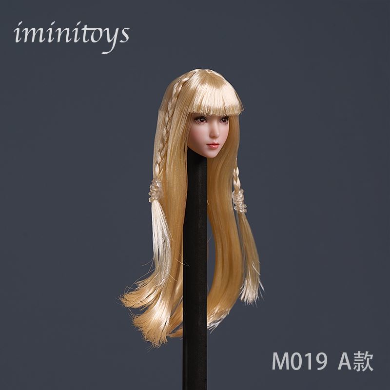 Female Girl Head Carving (M019) 1/12