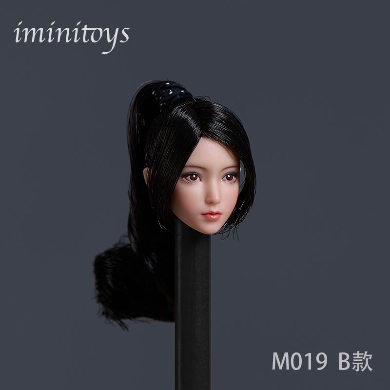 Female Girl Head Carving (M019) 1/12