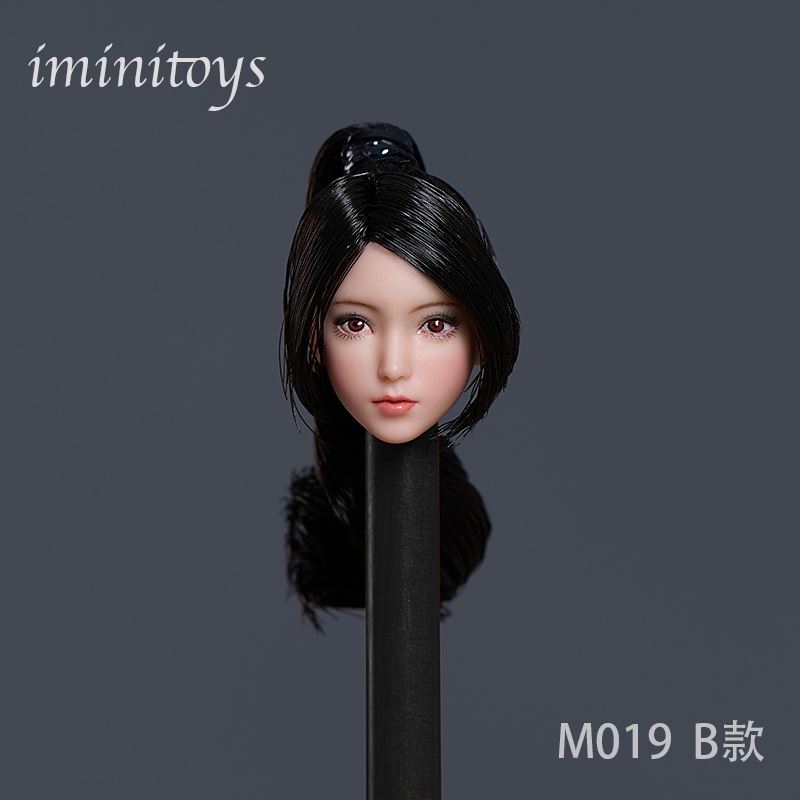 Female Girl Head Carving (M019) 1/12