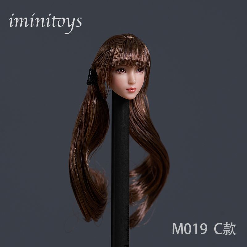 Female Girl Head Carving (M019) 1/12