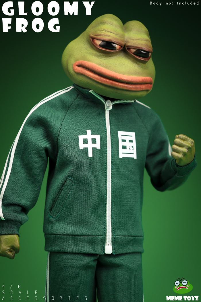 Lost Frog Head Sculpture 1/6