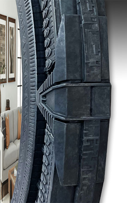Stargate Replica Wall Mirror