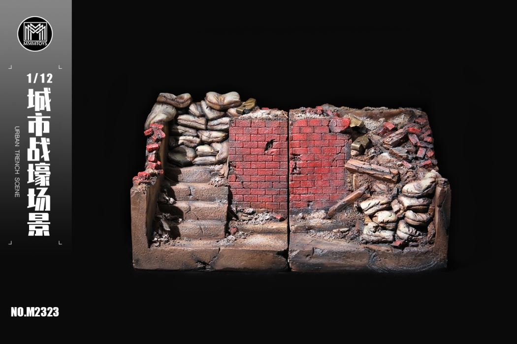 city trench scene (M2323) 1/12