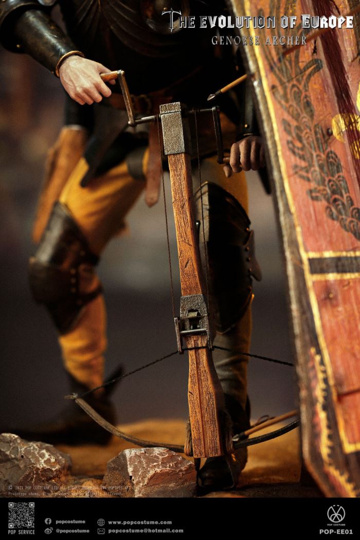 Europa Universalis French Mercenary - Genoa Crossbowman Captain Crecy Battle 1/6