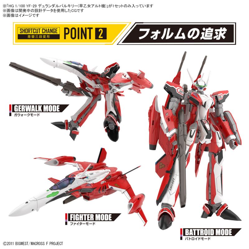HG 1/100 YF-29 Durandal Valkyrie