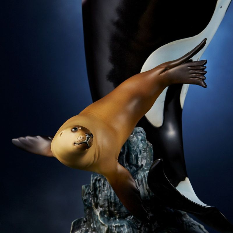 NATURE TALES killer whale and sea lion
