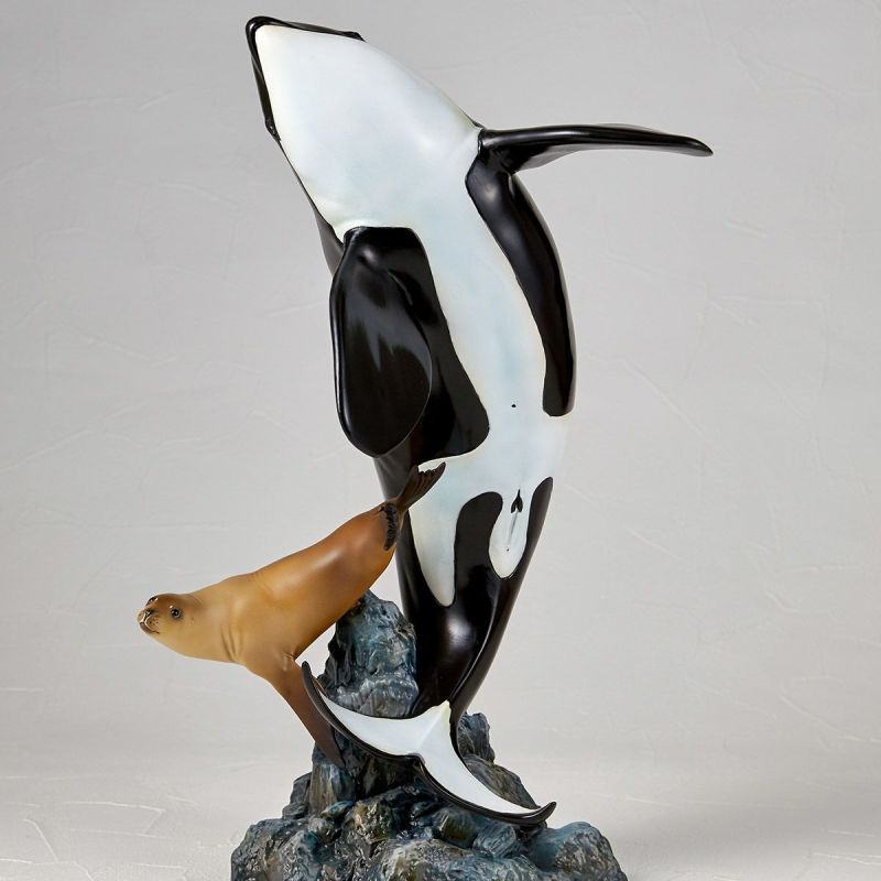 NATURE TALES killer whale and sea lion