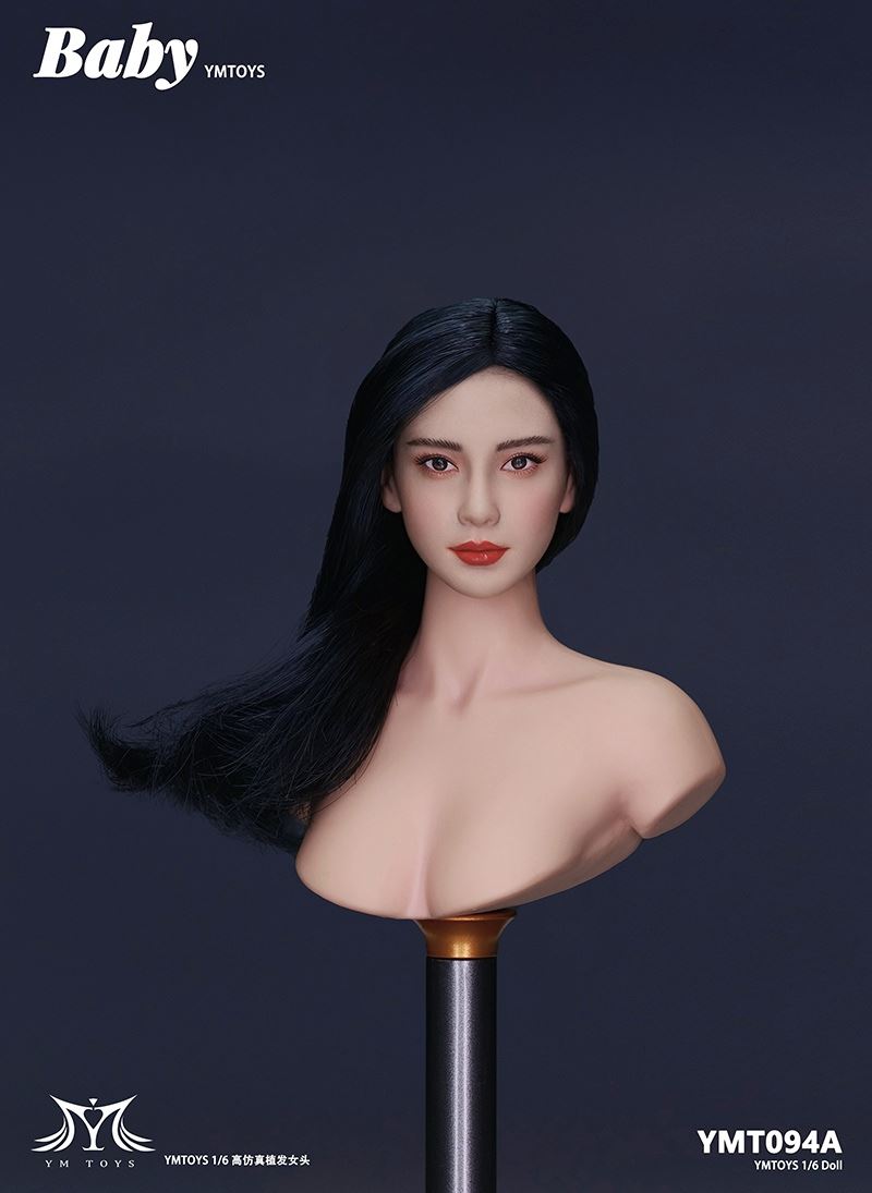 Female head carving (YMT094) 1/6