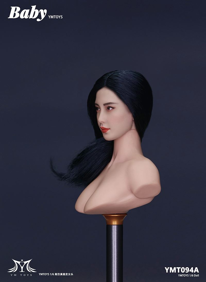Female head carving (YMT094) 1/6