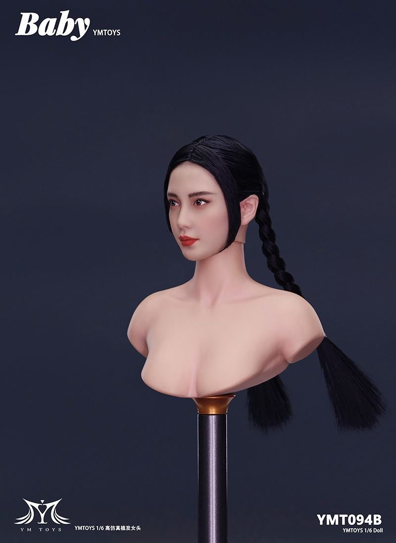 Female head carving (YMT094) 1/6