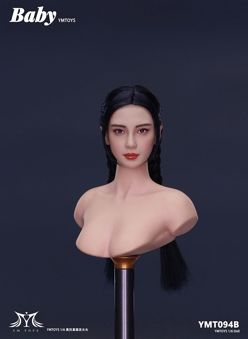Female head carving (YMT094) 1/6