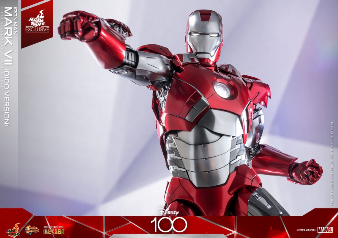 Disney 100th Anniversary Iron Man Mark7 (MMS696D54) 1/6