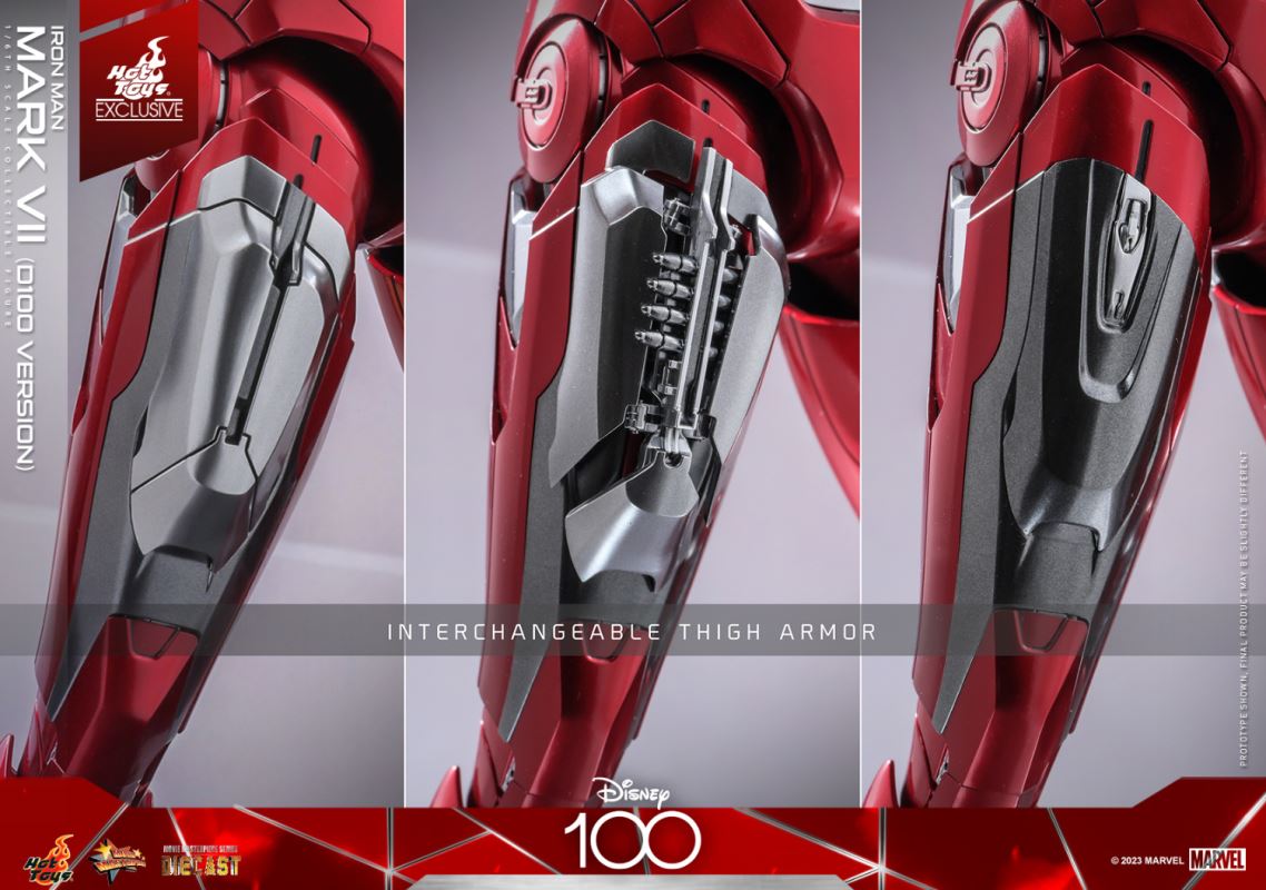 Disney 100th Anniversary Iron Man Mark7 (MMS696D54) 1/6