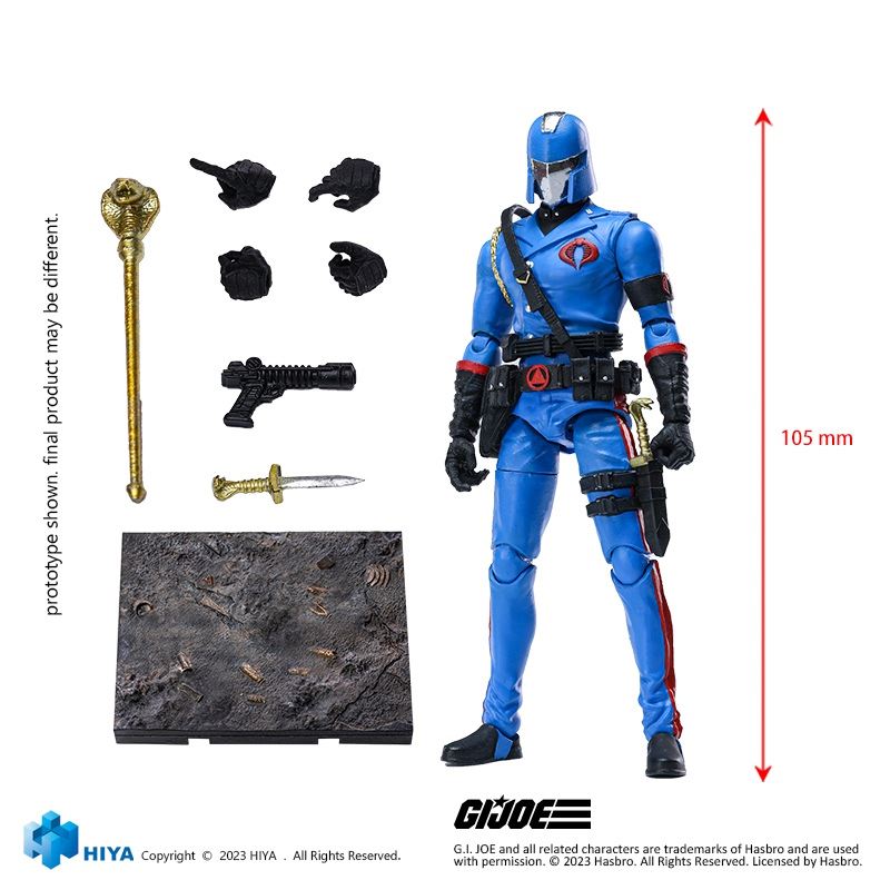 GIJoe Special Forces- Cobra Commander 1/18