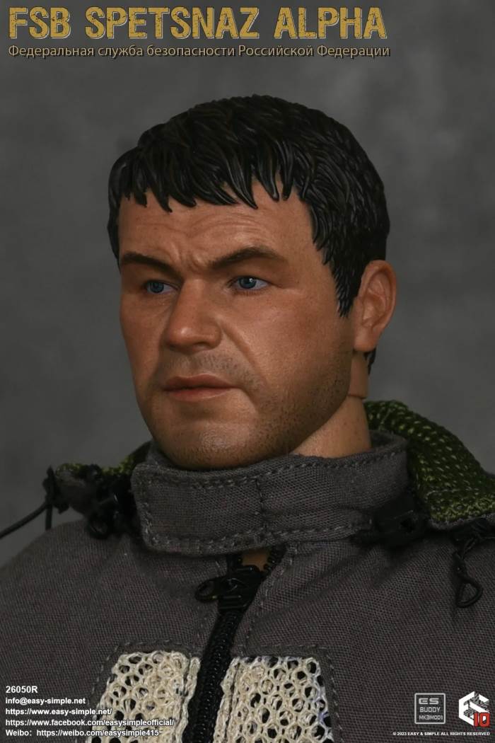 Russian Army FSB Spetsnaz ALPHA 10th Anniversary Model 1/6