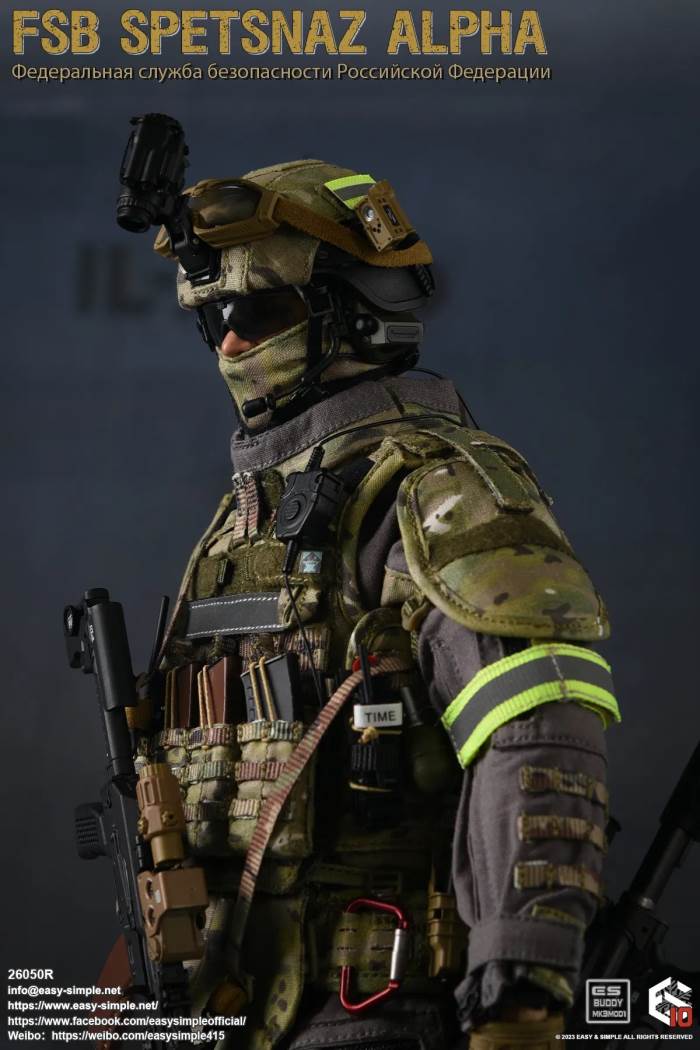 Russian Army FSB Spetsnaz ALPHA 10th Anniversary Model 1/6