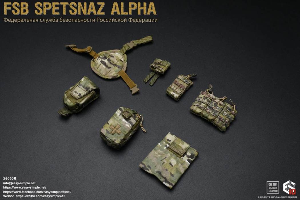 Russian Army FSB Spetsnaz ALPHA 10th Anniversary Model 1/6