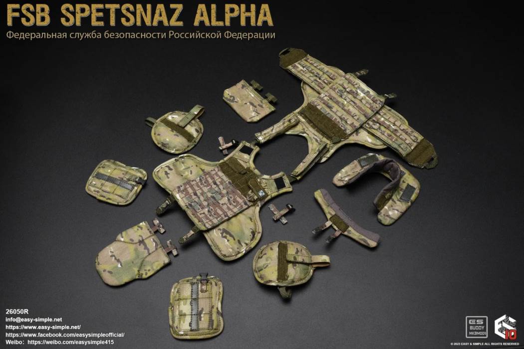 Russian Army FSB Spetsnaz ALPHA 10th Anniversary Model 1/6