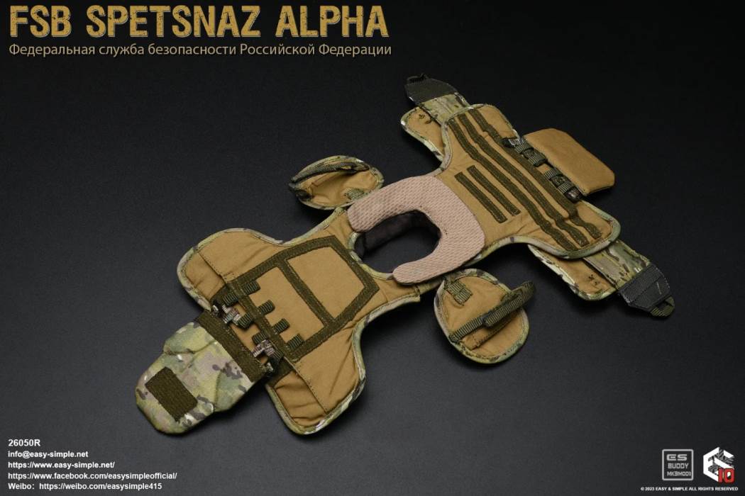 Russian Army FSB Spetsnaz ALPHA 10th Anniversary Model 1/6