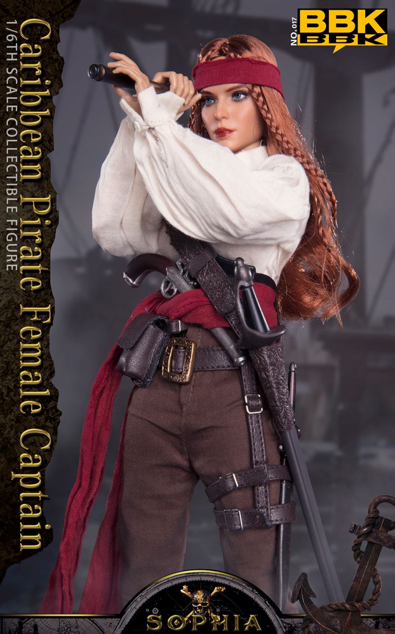 Pirates of the Caribbean female captain Sophia 1/6