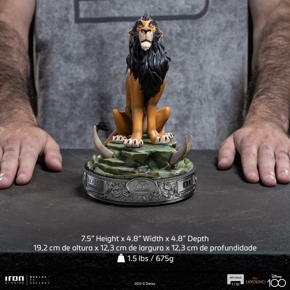 Scar – Disney 100 Years – The Lion King – Art Scale 1/10