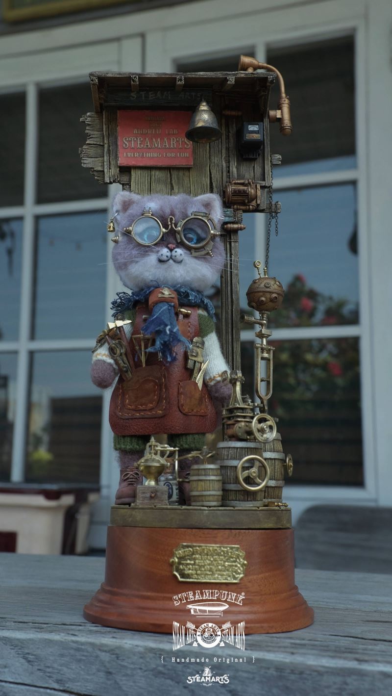 Mechanic No. 2 MR.BLUE Wool Felt Handmade