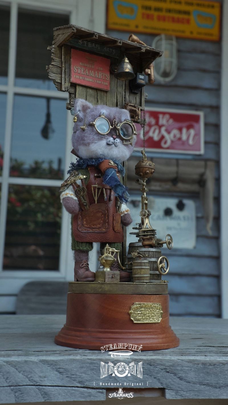 Mechanic No. 2 MR.BLUE Wool Felt Handmade