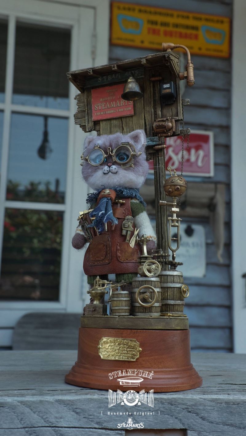 Mechanic No. 2 MR.BLUE Wool Felt Handmade