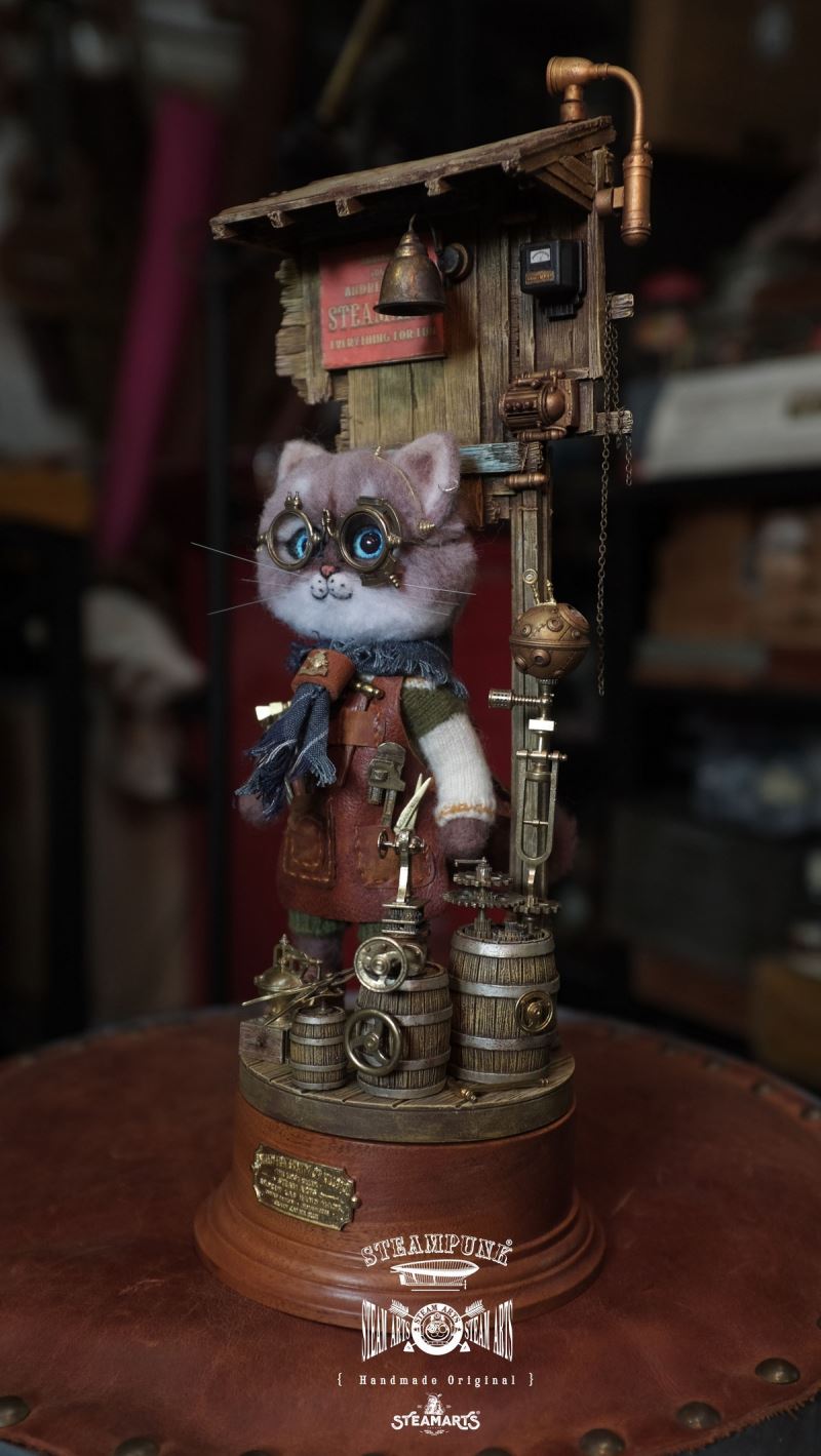 Mechanic No. 2 MR.BLUE Wool Felt Handmade