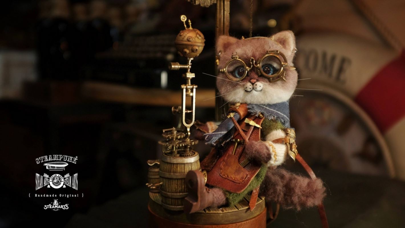 Mechanic No. 2 MR.BLUE Wool Felt Handmade