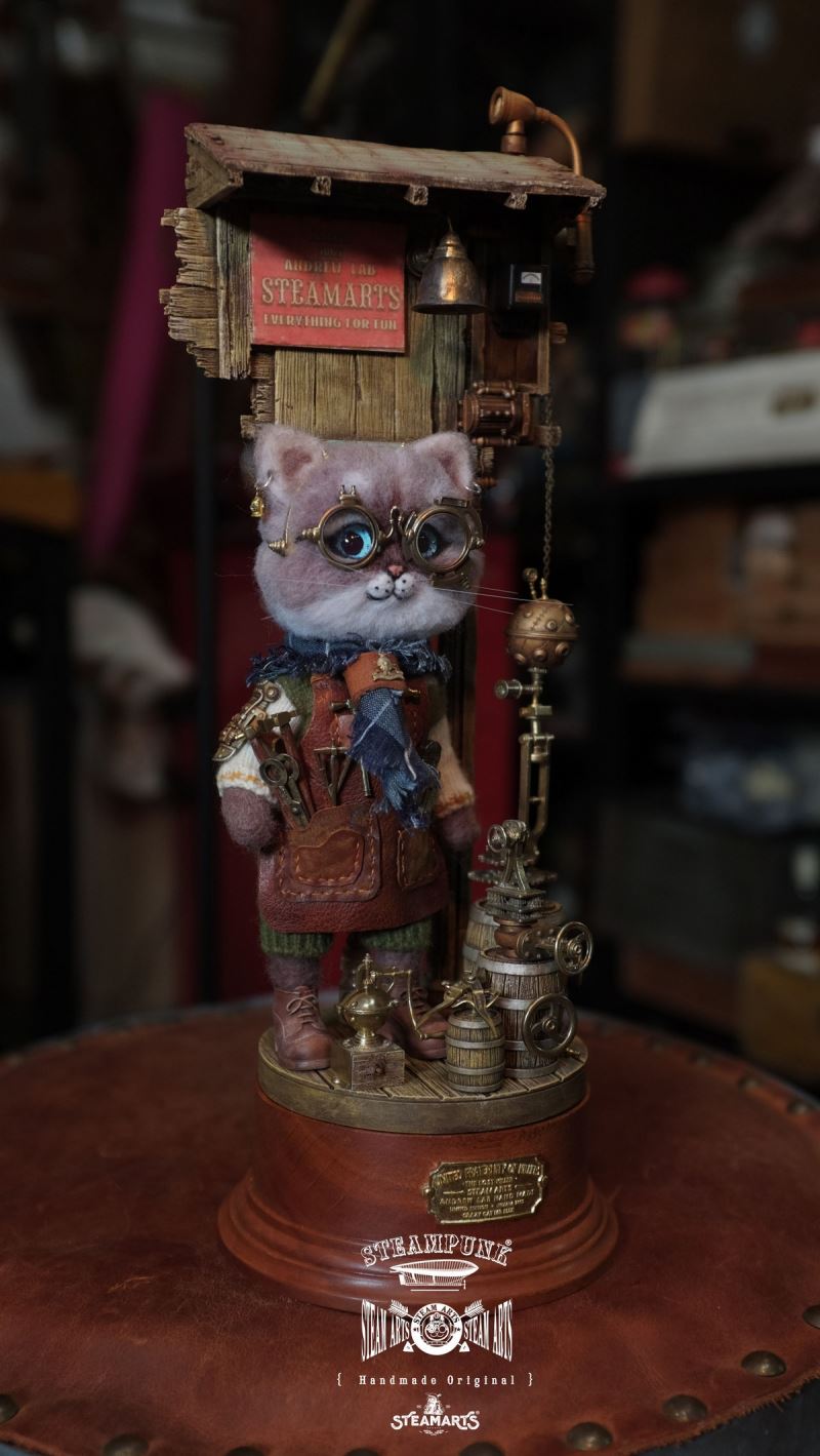 Mechanic No. 2 MR.BLUE Wool Felt Handmade