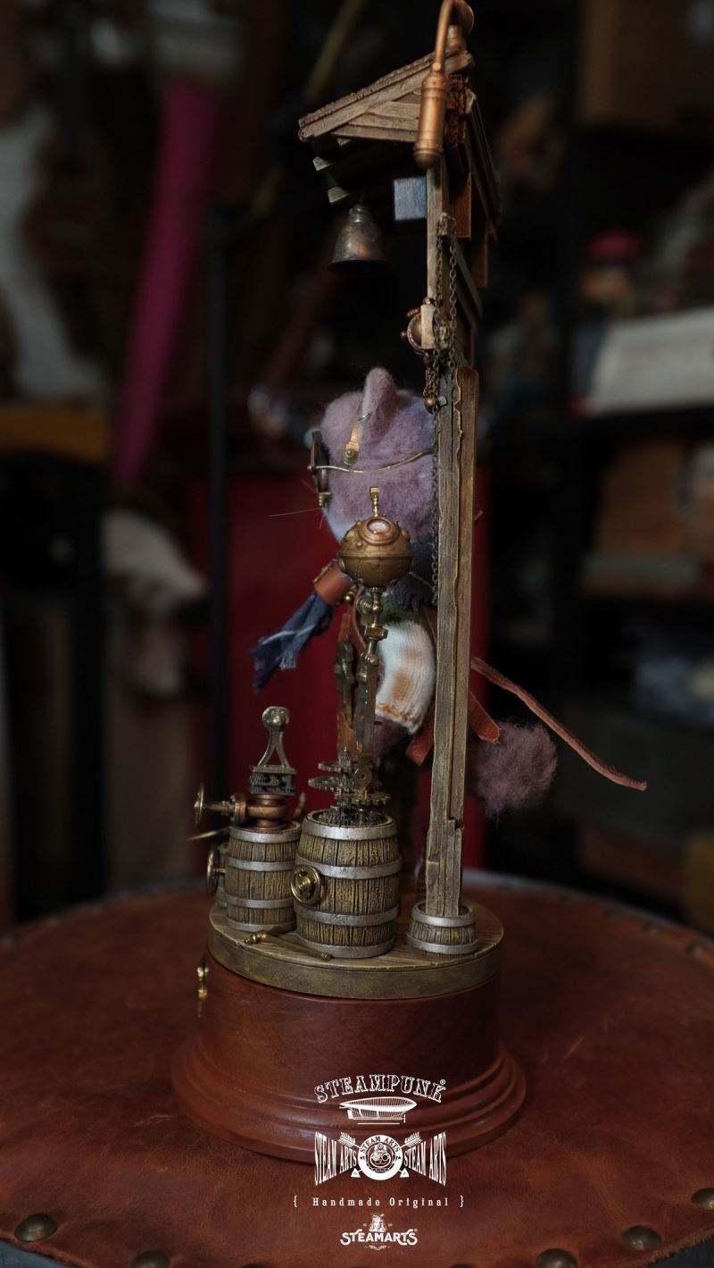 Mechanic No. 2 MR.BLUE Wool Felt Handmade