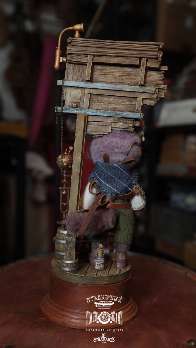 Mechanic No. 2 MR.BLUE Wool Felt Handmade