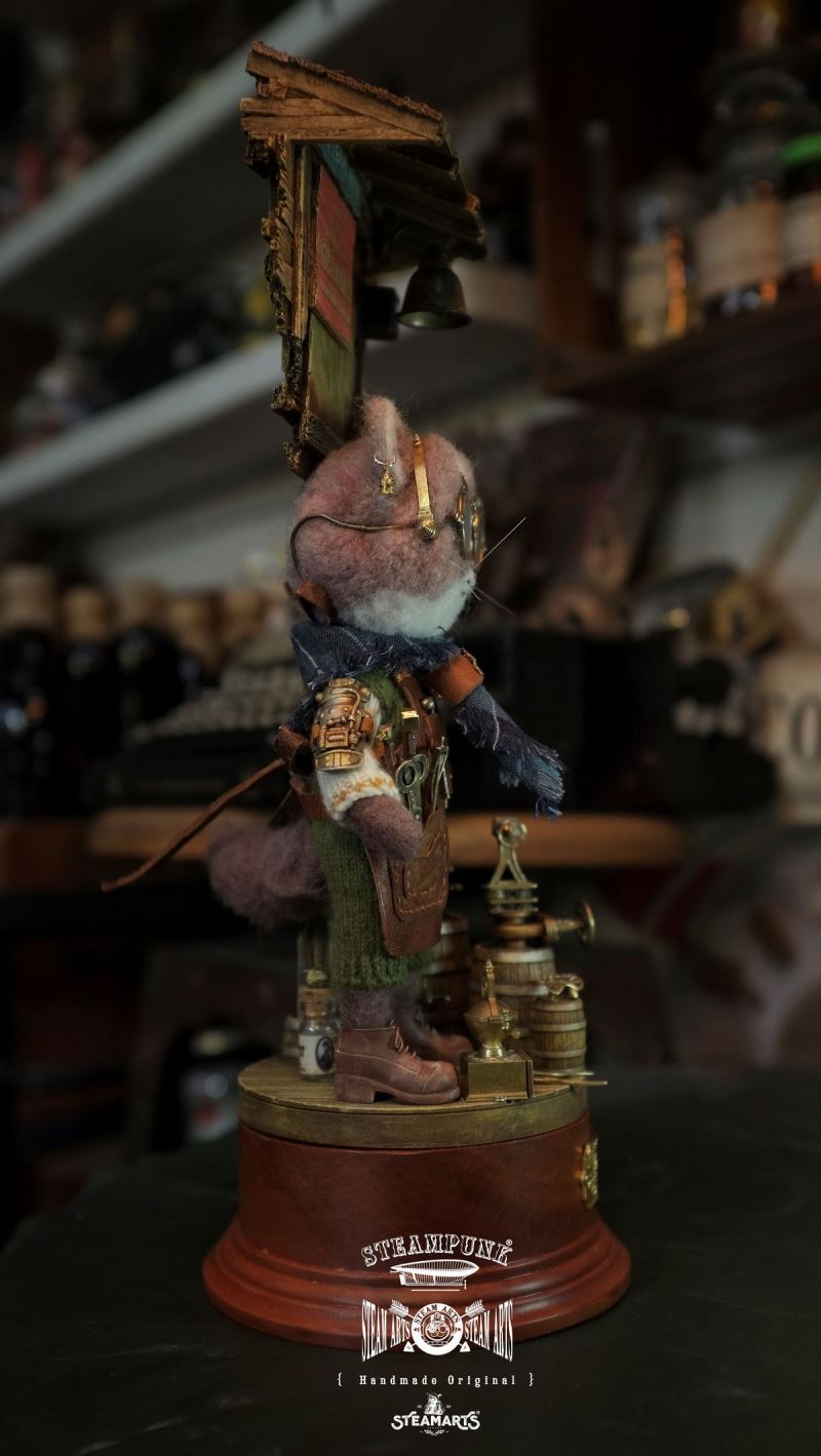 Mechanic No. 2 MR.BLUE Wool Felt Handmade