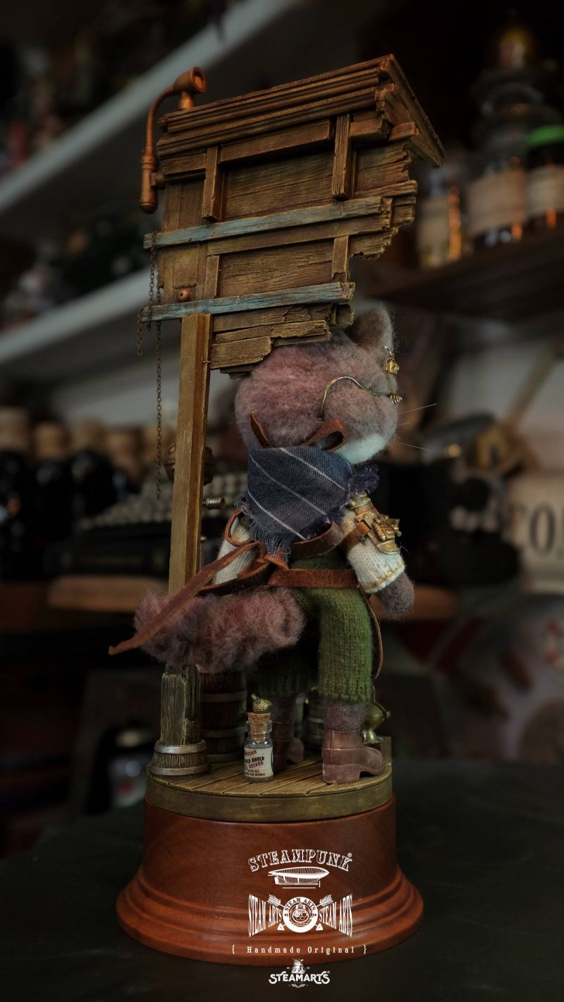 Mechanic No. 2 MR.BLUE Wool Felt Handmade