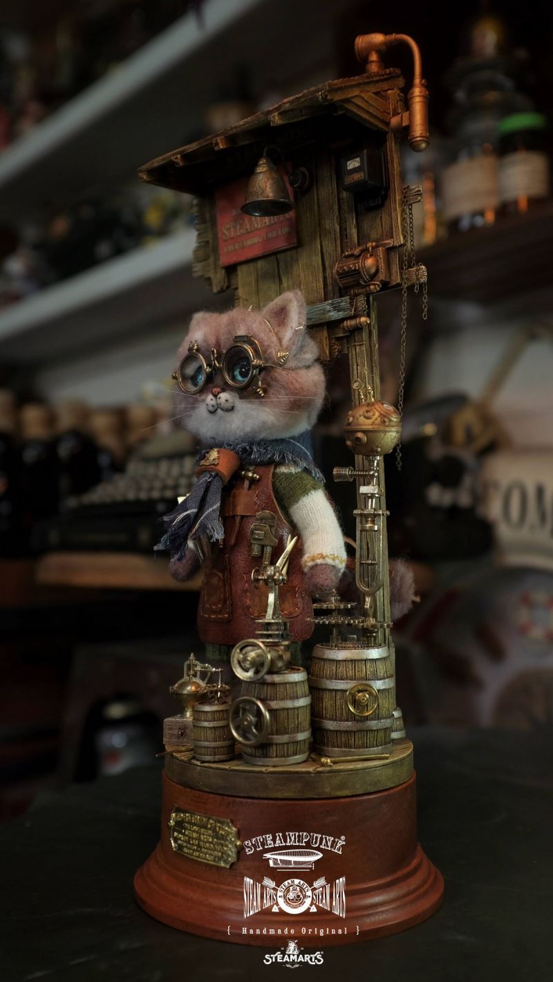 Mechanic No. 2 MR.BLUE Wool Felt Handmade