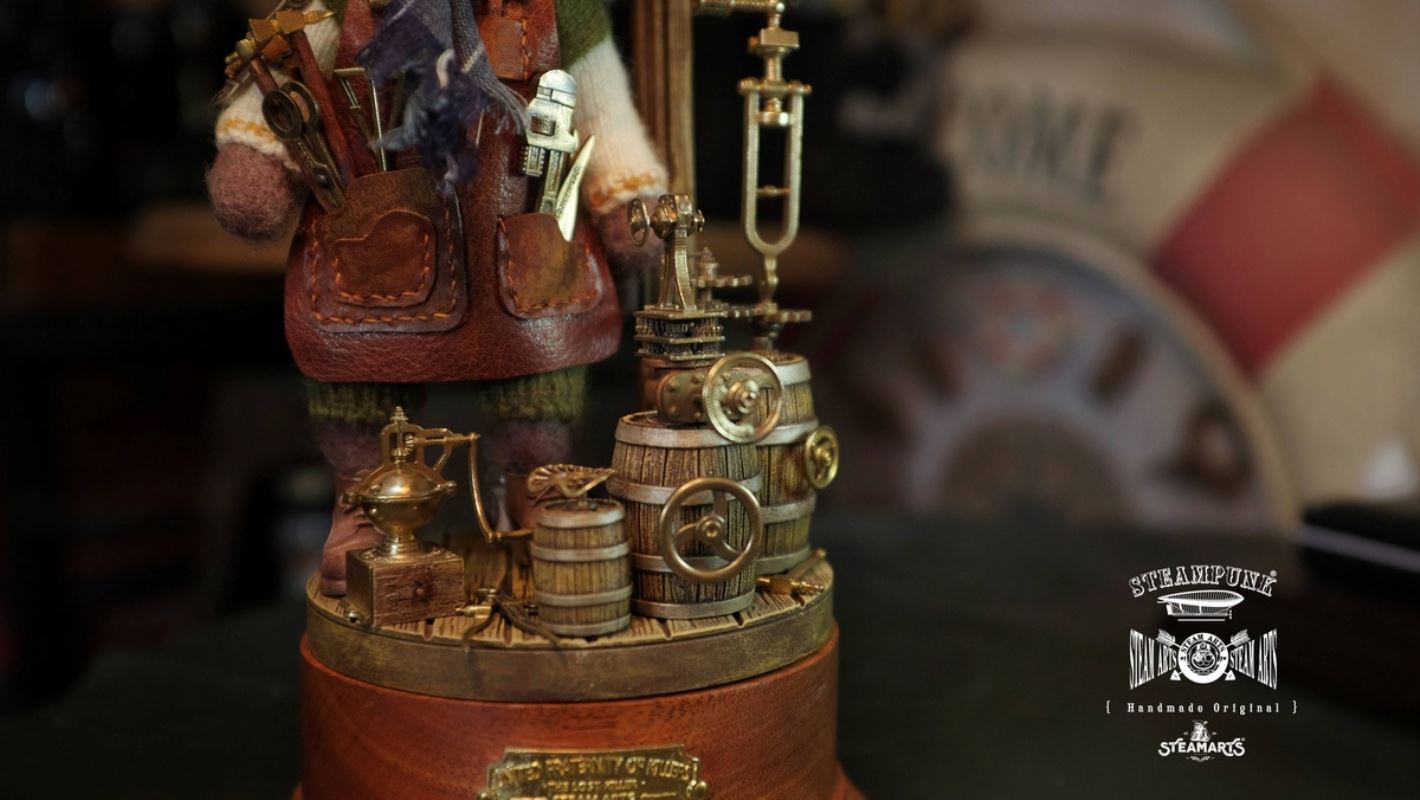 Mechanic No. 2 MR.BLUE Wool Felt Handmade