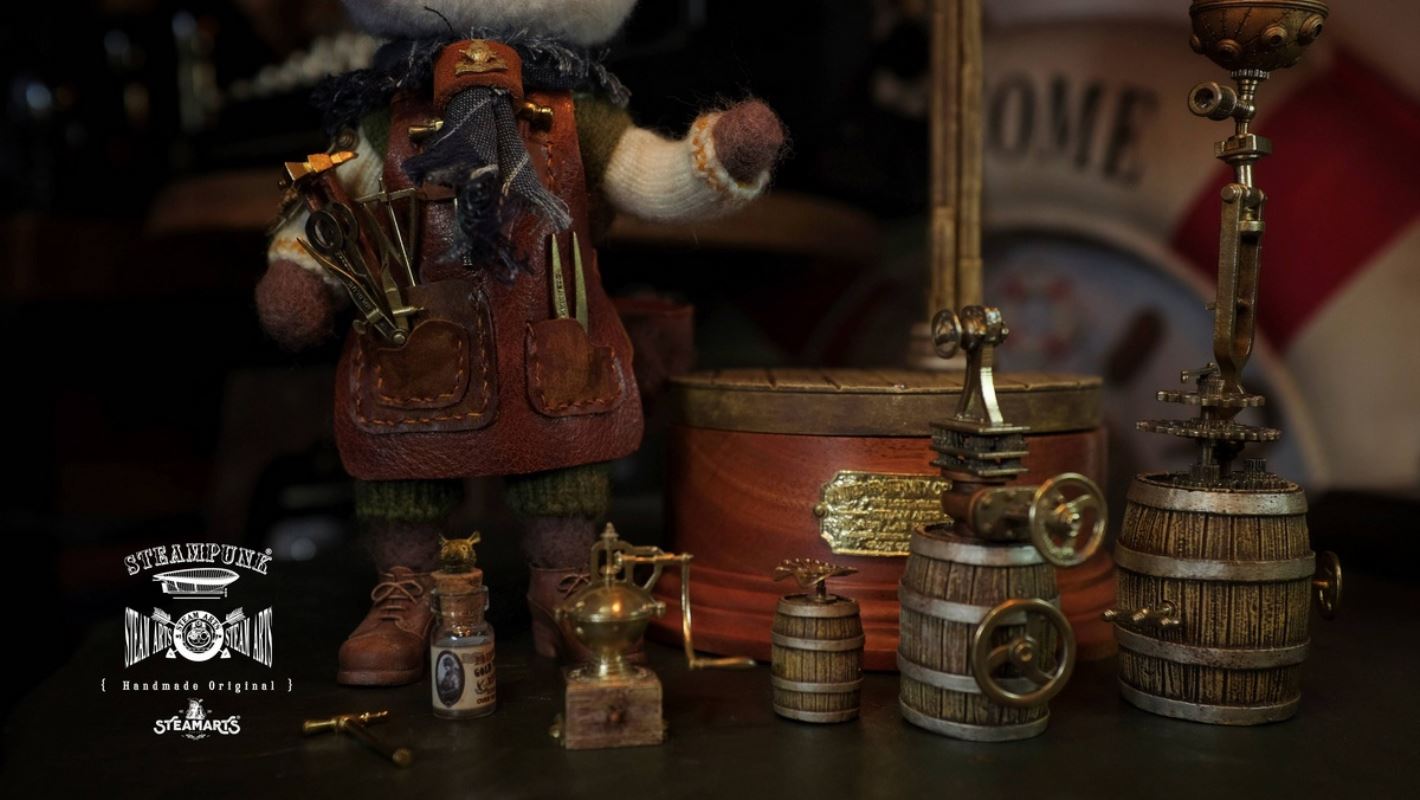 Mechanic No. 2 MR.BLUE Wool Felt Handmade