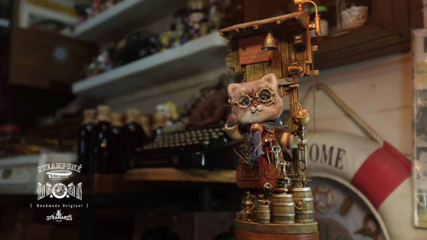 Mechanic No. 2 MR.BLUE Wool Felt Handmade