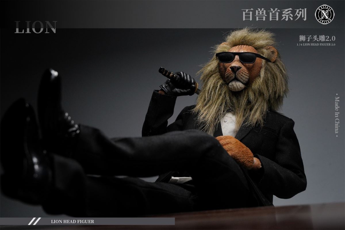 Lion Head Sculpture 2.0 (MS2302) 1/6