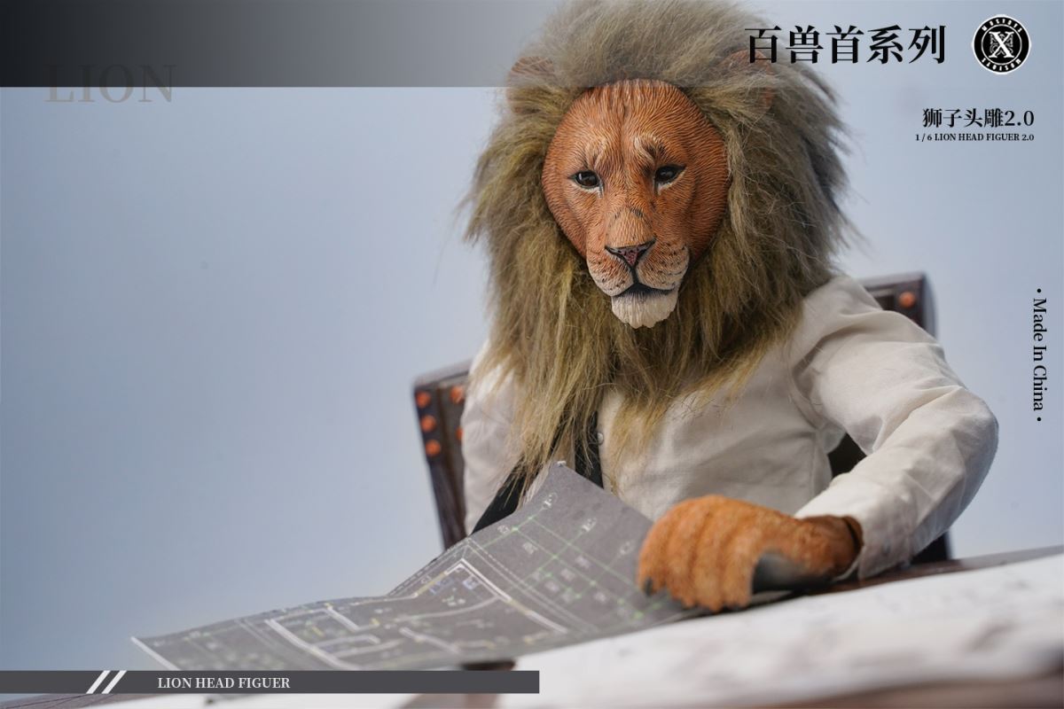 Lion Head Sculpture 2.0 (MS2302) 1/6