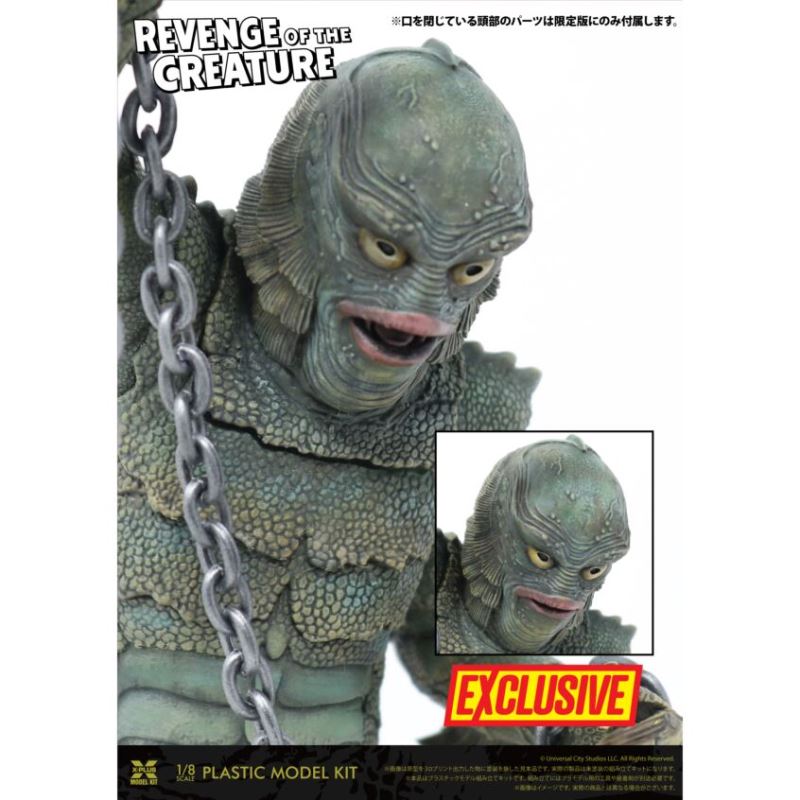 Half-fishman Revenge of the Creature Plastic Model Kit 1/8