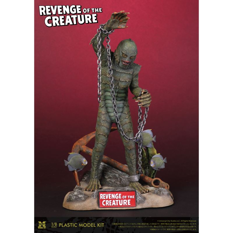 Half-fishman Revenge of the Creature Plastic Model Kit 1/8