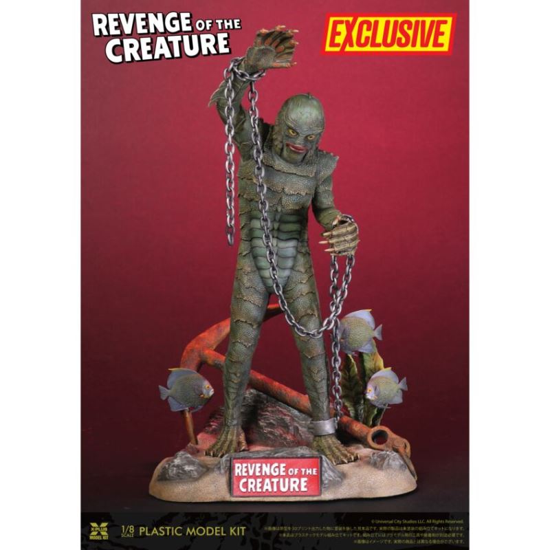 Half-fishman Revenge of the Creature Plastic Model Kit 1/8