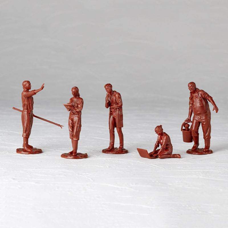 ARTPLA Reserchers & Tyrannosaurus Set 1/35