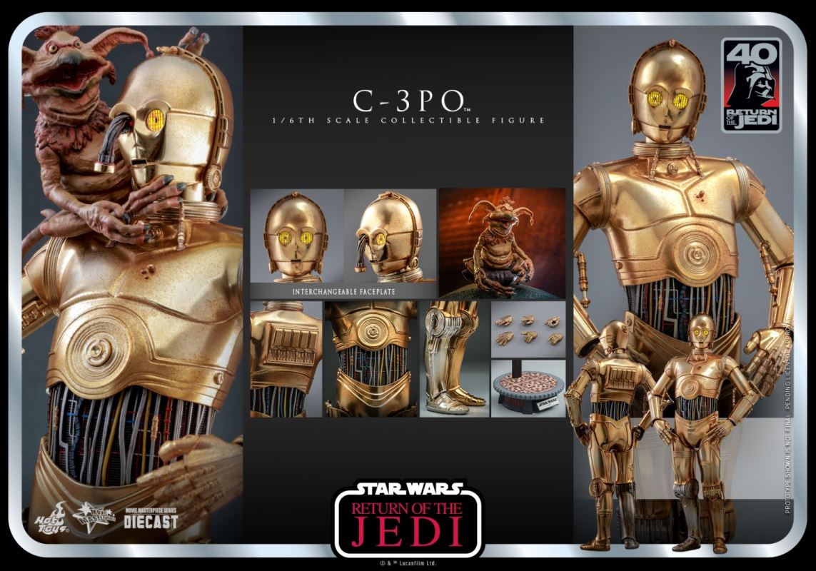 Star Wars 6: Return of the Jedi C-3PO 1/6