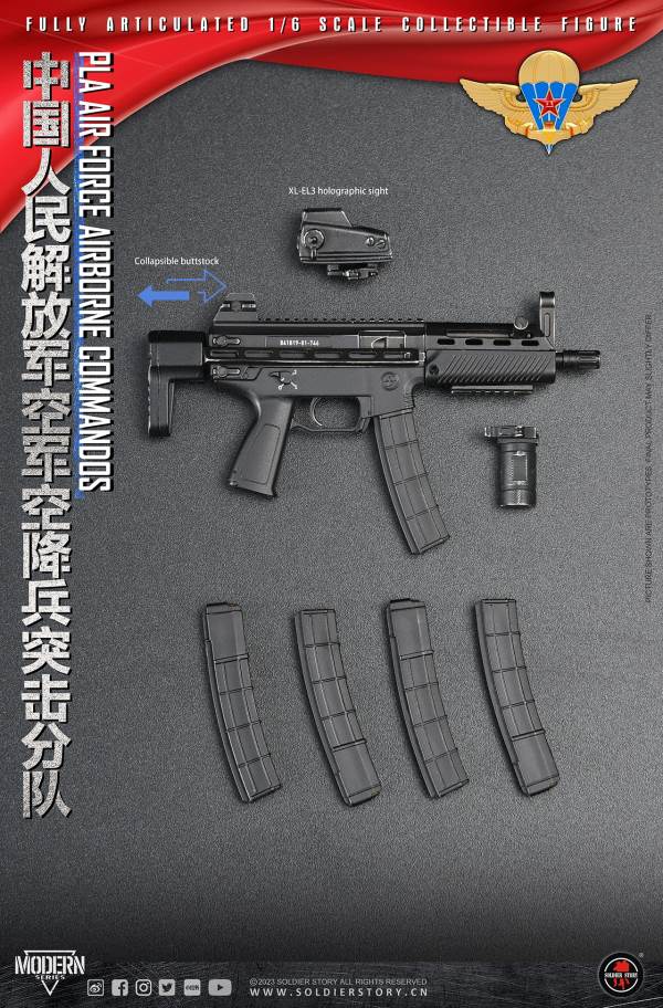 Chinese People's Liberation Army Air Force Airborne Assault Unit 1/6